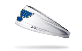 St. Louis Blues: Logo White Headband