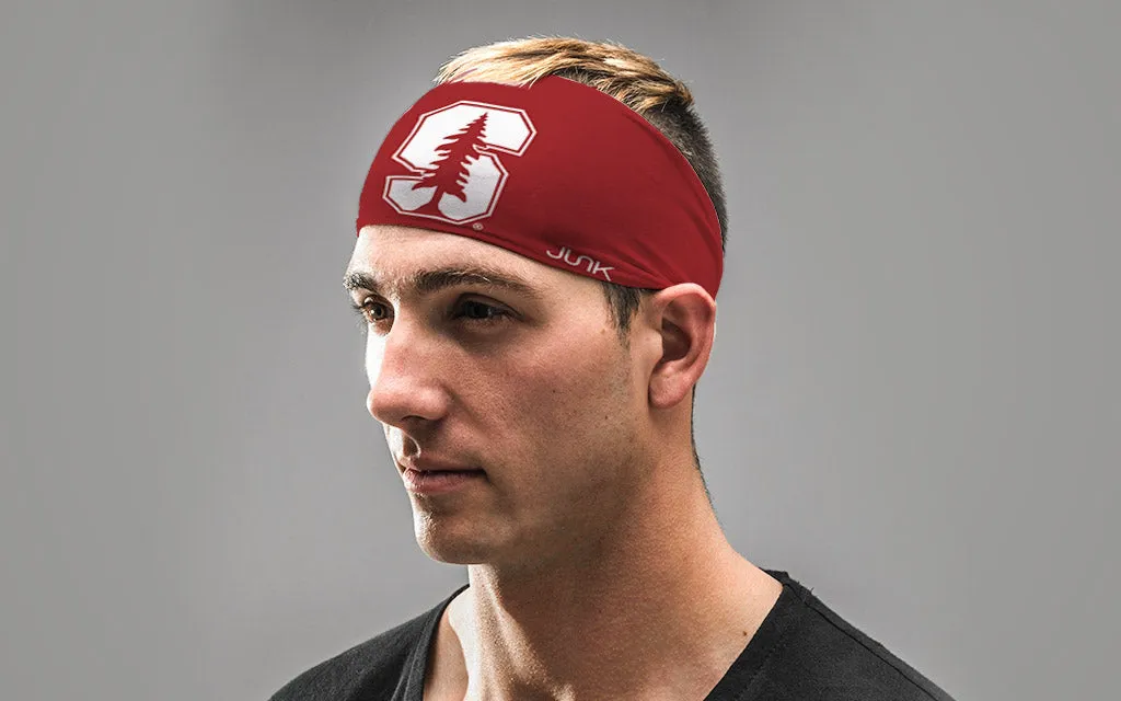 Stanford University: White Logo Cardinal Headband