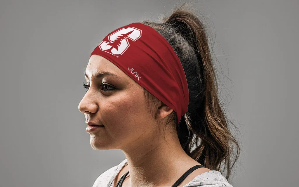 Stanford University: White Logo Cardinal Headband