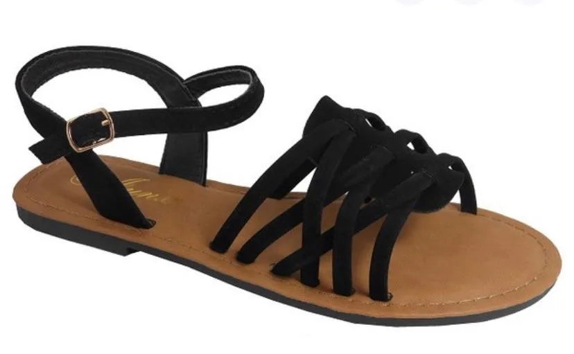 Strappy Black Sandal