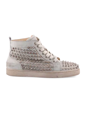 studded high-top sneakers