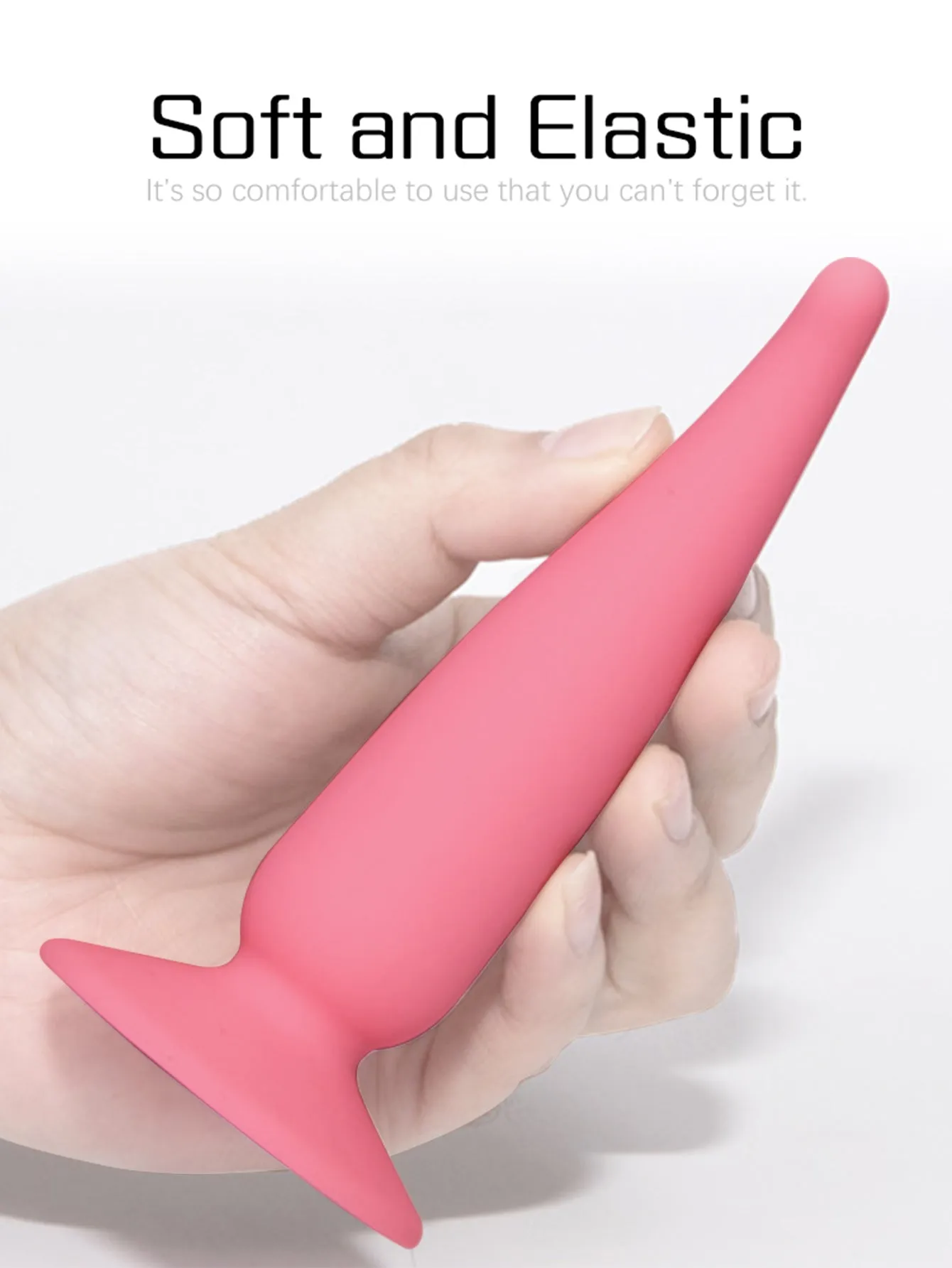 Suction Cup Dildo Anal Plug - Soft Silicone Vagina Stimulator Adult Toys for Unisex