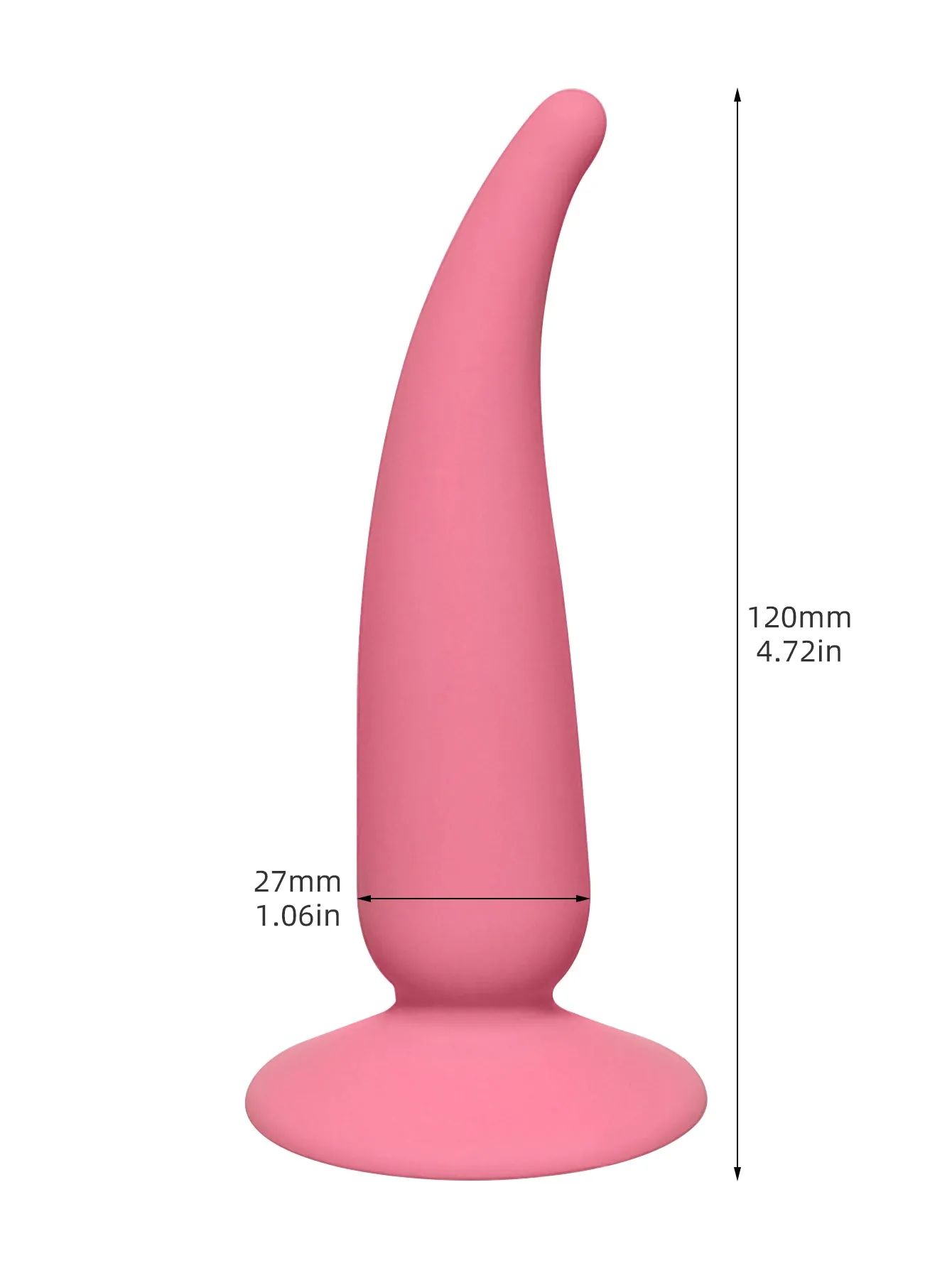 Suction Cup Dildo Anal Plug - Soft Silicone Vagina Stimulator Adult Toys for Unisex