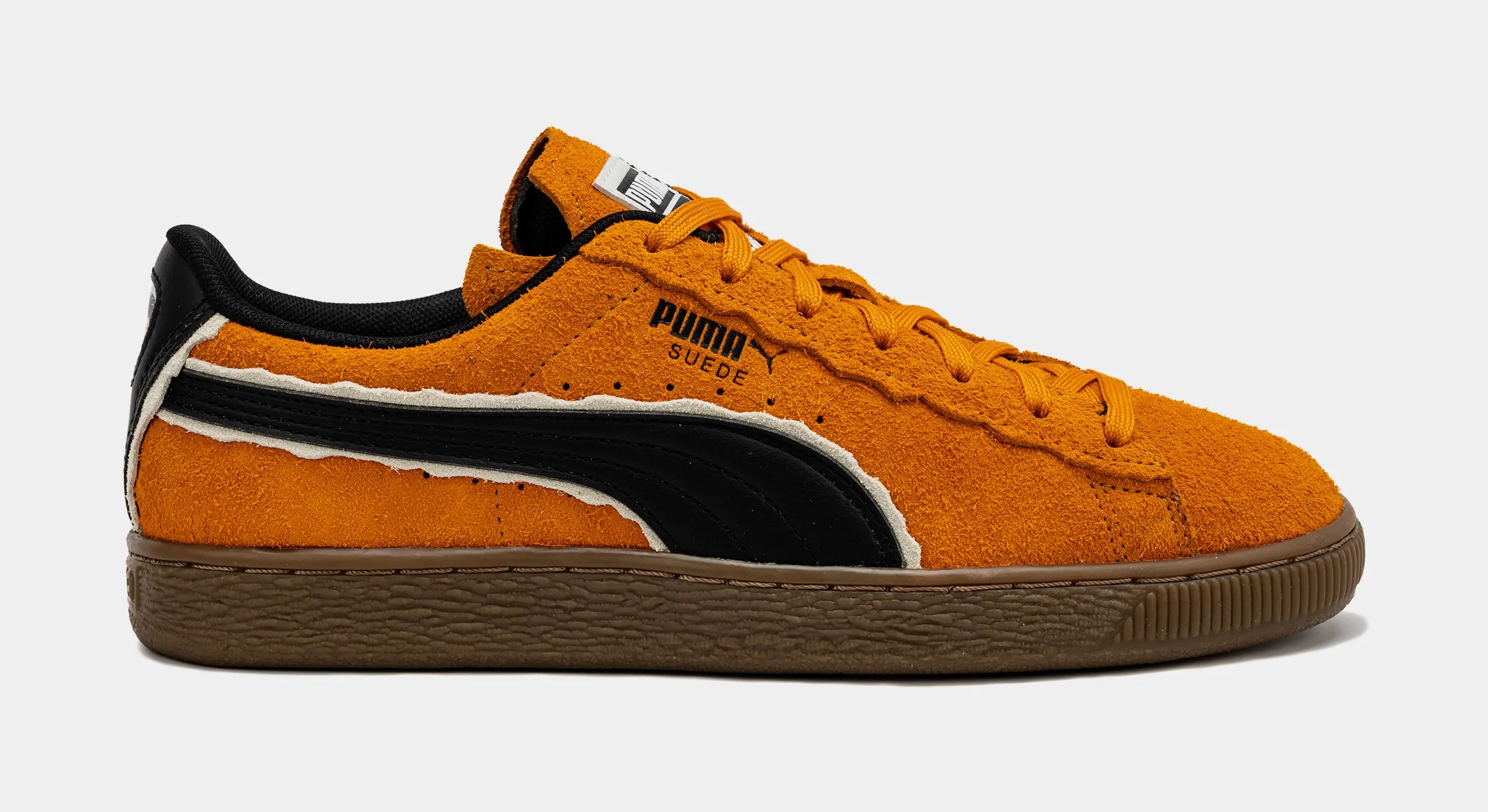 Suede Classic XXI Mens Lifestyle Shoes (Orange/Black)