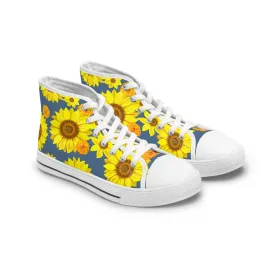 Sunflowers Women's High Top Sneakers