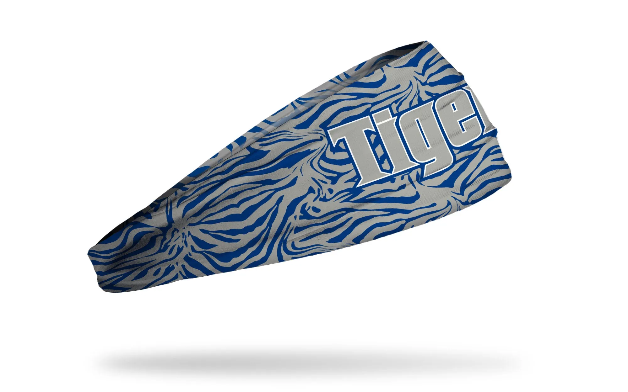 University of Memphis: Tiger Pattern Gray Headband