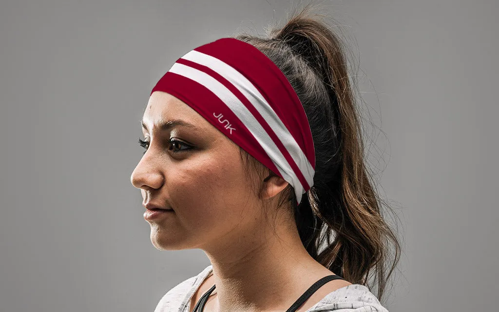 Varsity Stripe (Maroon) Headband