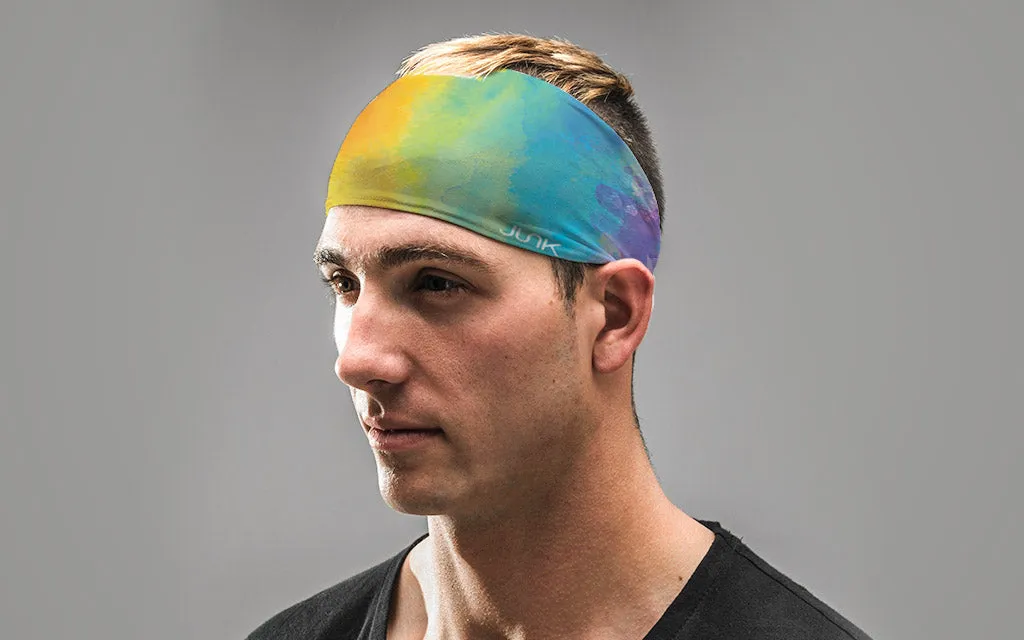 Washed Out Rainbow Headband