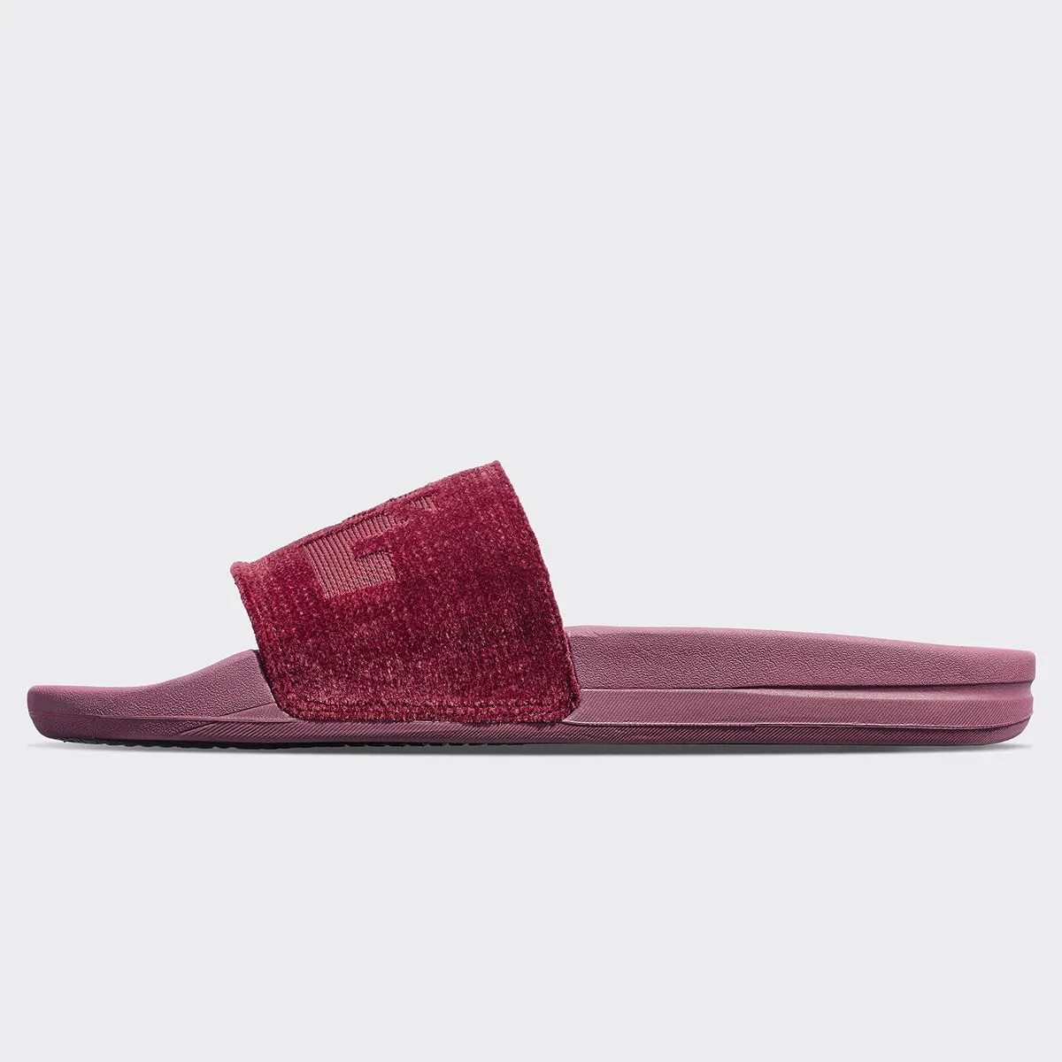 Women's TechLoom Velvet Slide Burgundy