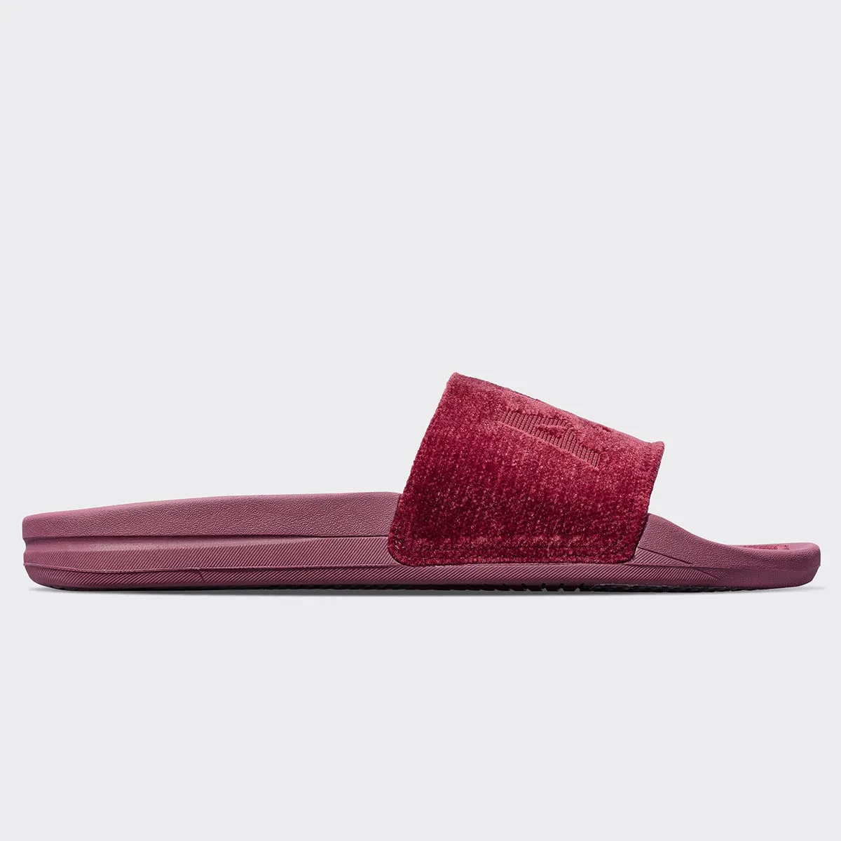 Women's TechLoom Velvet Slide Burgundy